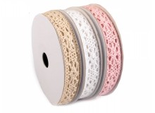 5m Häkelspitze Borte Baumwollspitze Farbvarianten 6